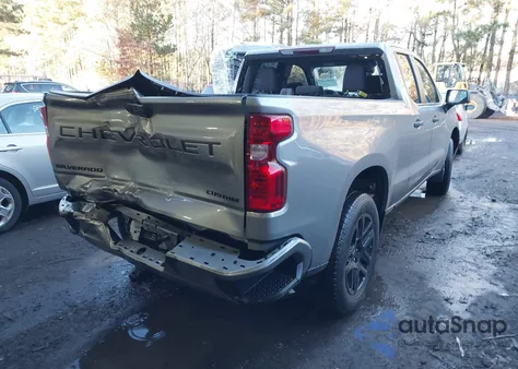 2023 Chevrolet Silverado 1500 2Wd Standard Bed Custom из США, поврежденный, VIN 1GCRABEK3PZ208535